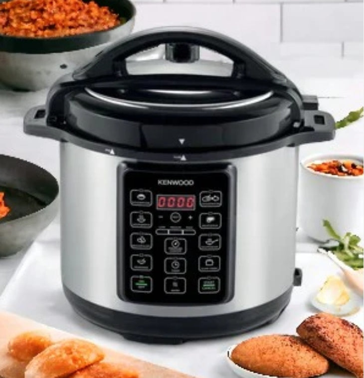 Kenwood Electric 6Lt Pressure Cooker - Silver