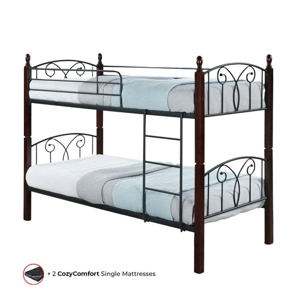 Wooden&Steel bunk bed