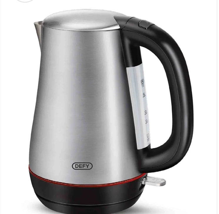 Defy 1.7 L Stainless steel kettle